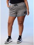Her Universe Star Wars Jedi Order Athletic Shorts Plus Size Her Universe Exclusive, CHARCOAL HEATHER, hi-res