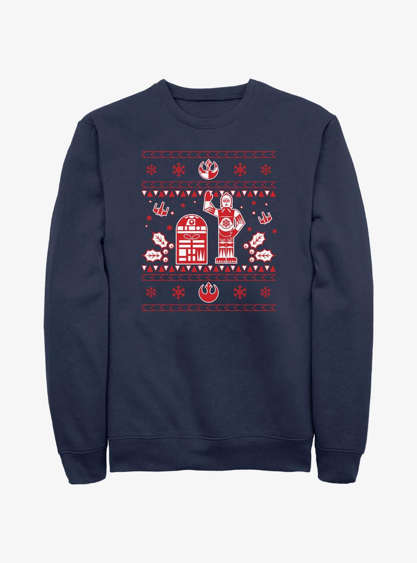Star Wars Droid Ugly Christmas Pattern Sweatshirt, , hi-res