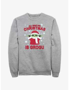 Star Wars The Mandalorian All I Want For Christmas Sweatshirt, , hi-res