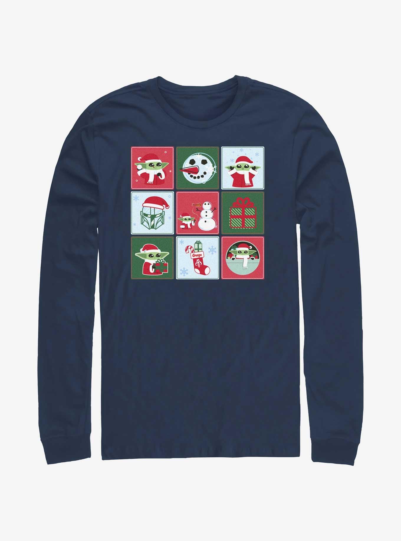 Star Wars The Mandalorian Holiday Boxes Long-Sleeve T-Shirt, , hi-res