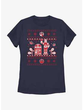 Star Wars Droid Ugly Christmas Pattern Womens T-Shirt, , hi-res