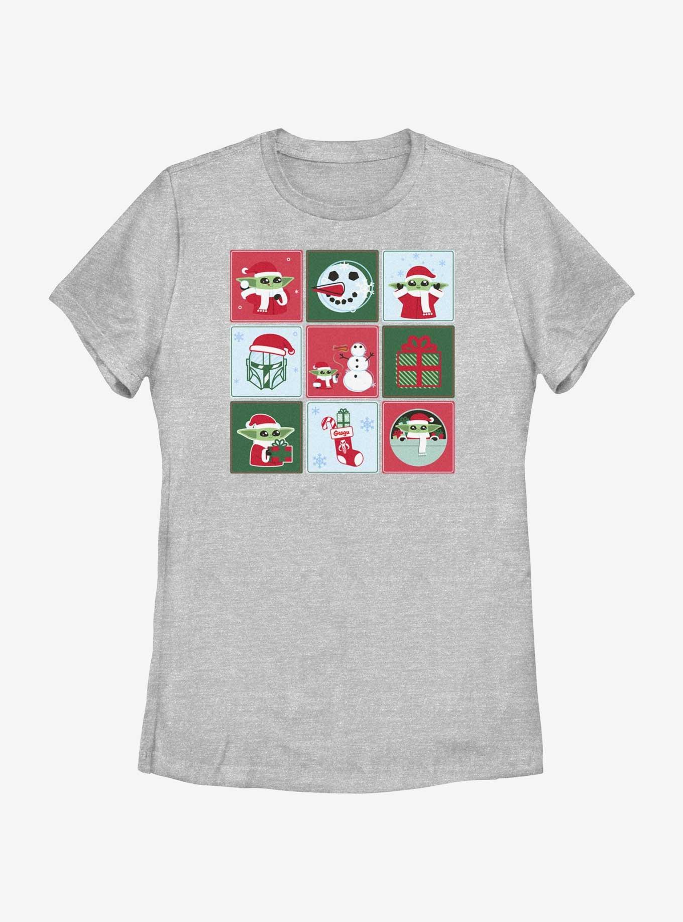 Star Wars The Mandalorian Holiday Boxes Womens T-Shirt, , hi-res