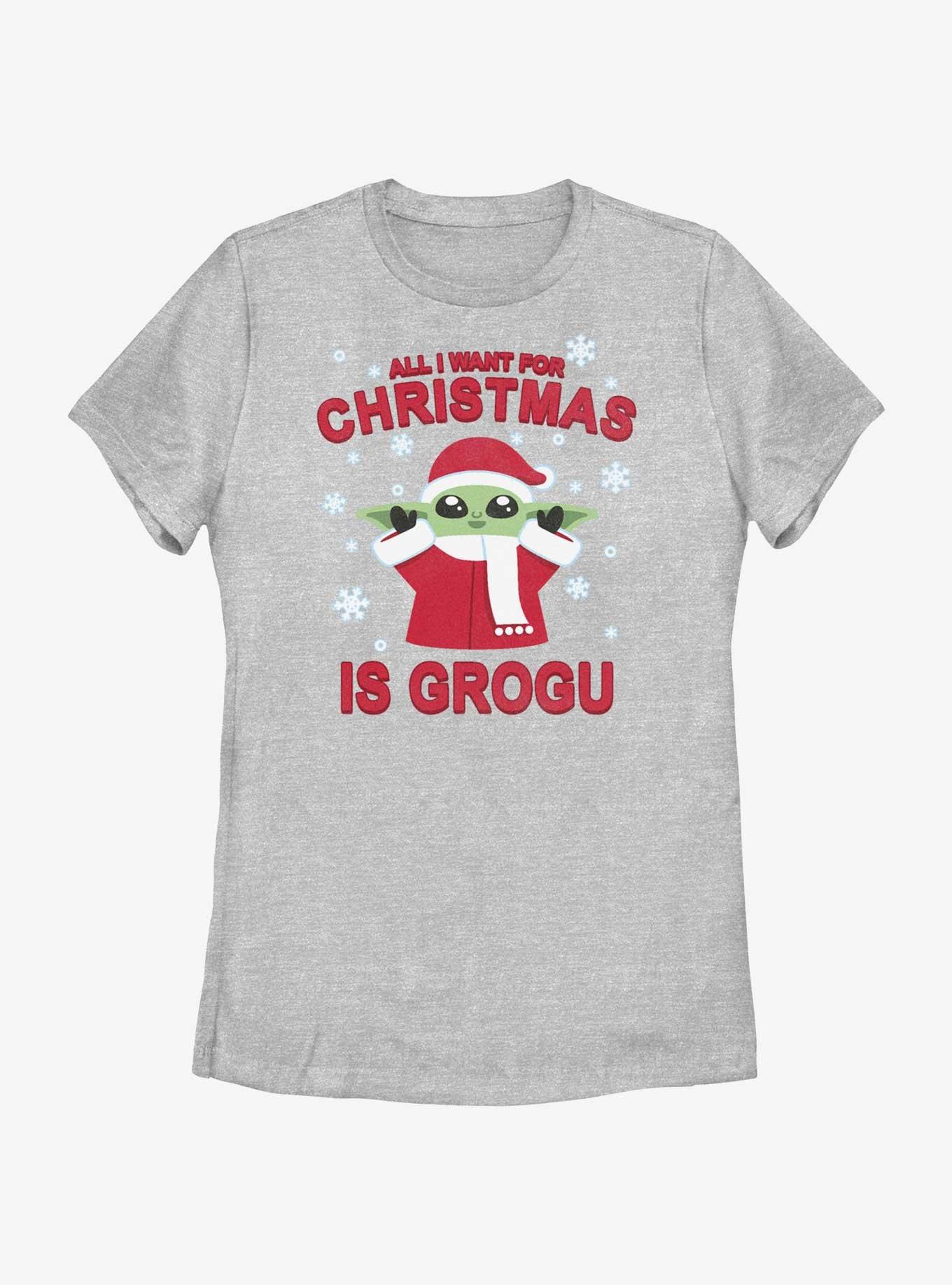 Star Wars The Mandalorian All I Want For Christmas Womens T-Shirt