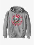 Star Wars The Mandalorian Galaxy's Greetings Youth Hoodie, ATH HTR, hi-res
