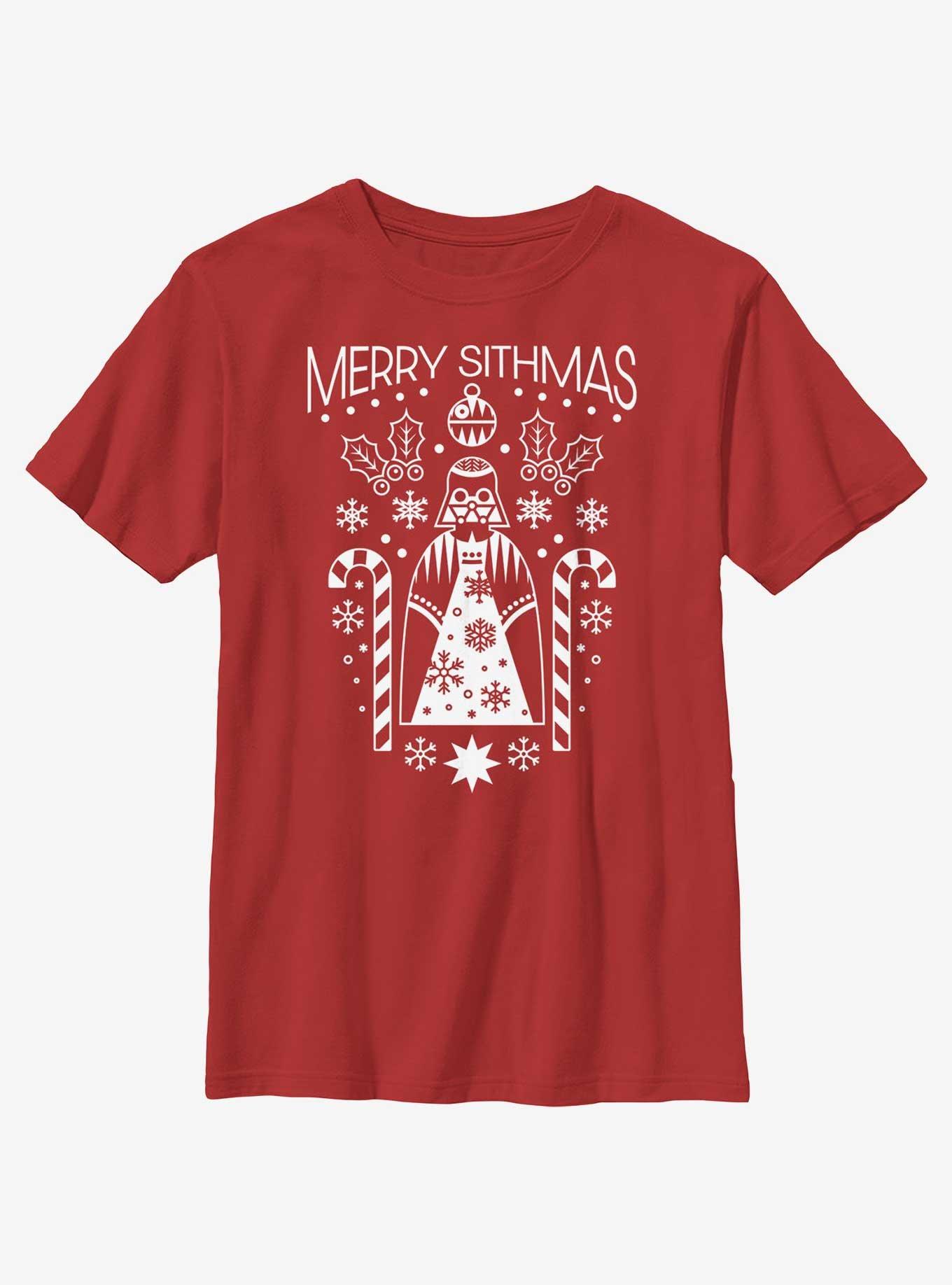 Star Wars Merry Sithmas Youth T-Shirt, , hi-res