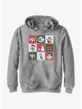 Star Wars The Mandalorian Holiday Boxes Youth Hoodie, ATH HTR, hi-res