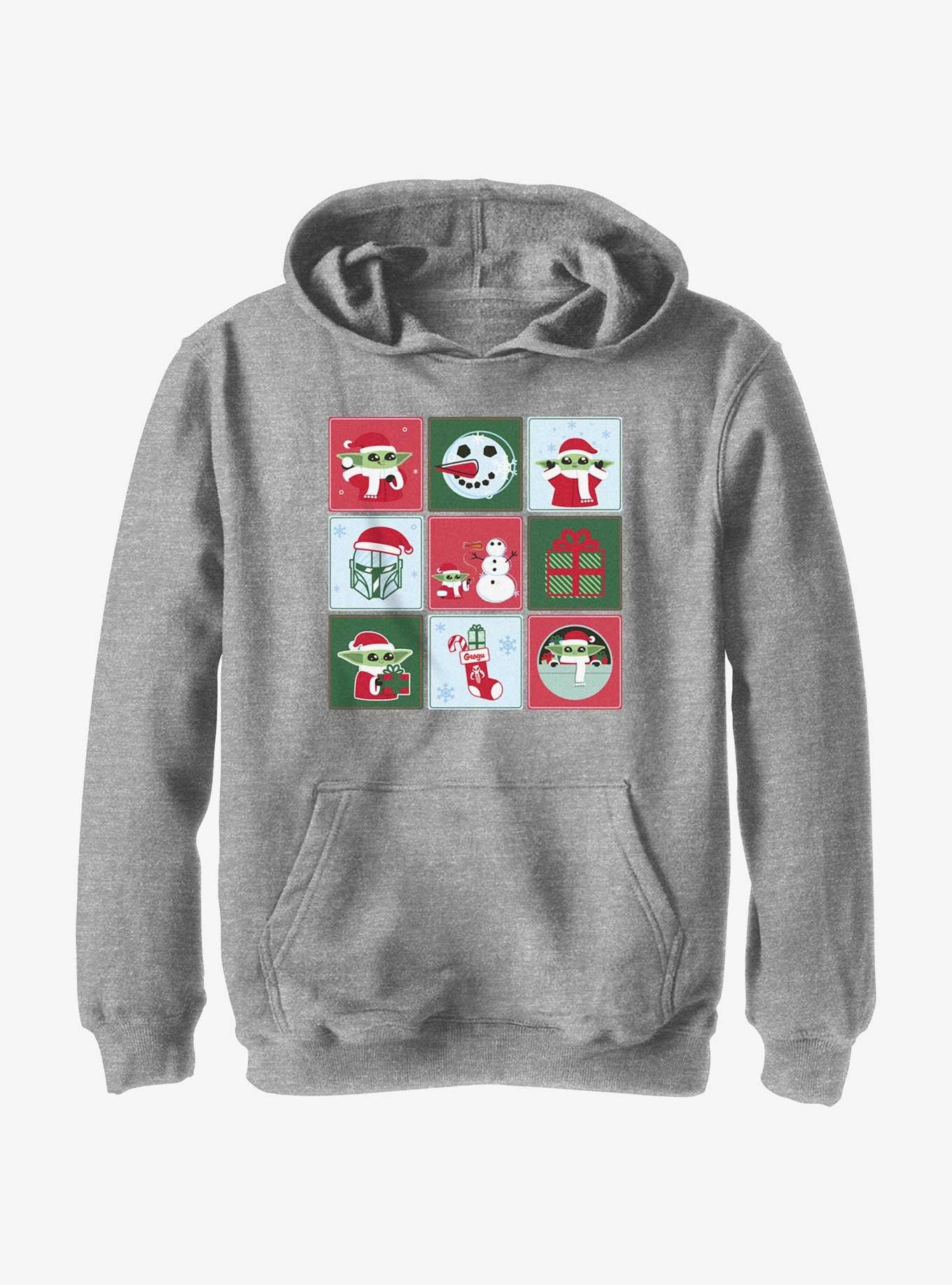 Star Wars The Mandalorian Holiday Boxes Youth Hoodie, , hi-res