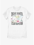 Disney Tinker Bell Dear Santa Womens T-Shirt, WHITE, hi-res