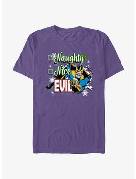 Marvel Thanos Naughty Nice Evil List T-Shirt, , hi-res
