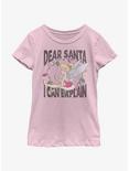 Disney Tinker Bell Dear Santa Youth Girls T-Shirt, PINK, hi-res