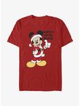 Disney Mickey Mouse Santa's Helper T-Shirt, RED, hi-res