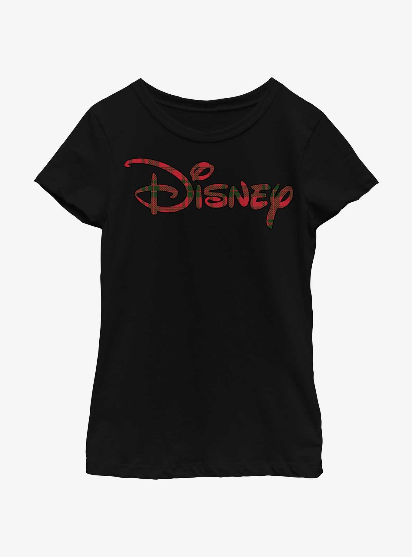 Disney Holiday Logo Youth Girls T-Shirt, , hi-res