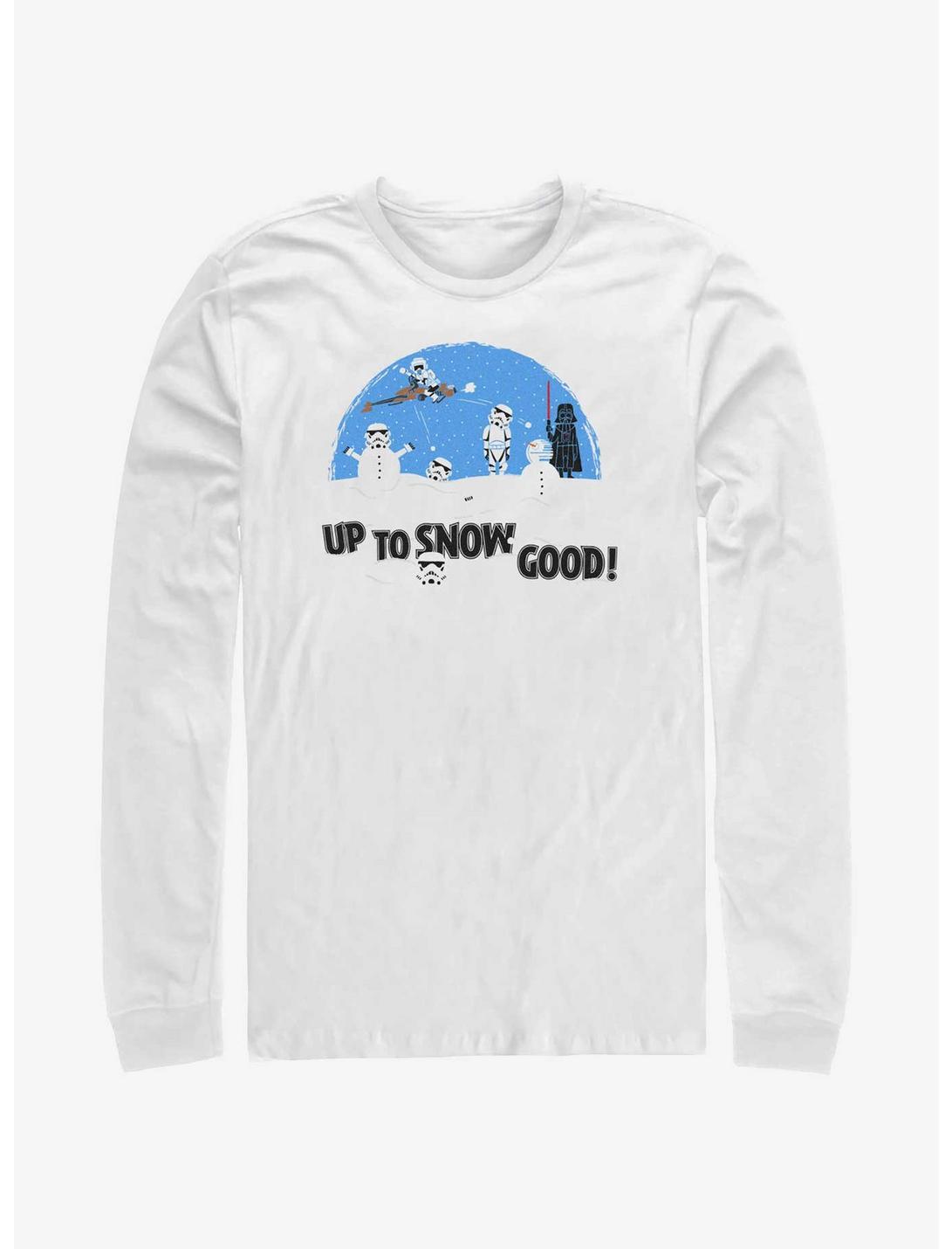 Star Wars Up To Snow Good Long-Sleeve T-Shirt, WHITE, hi-res