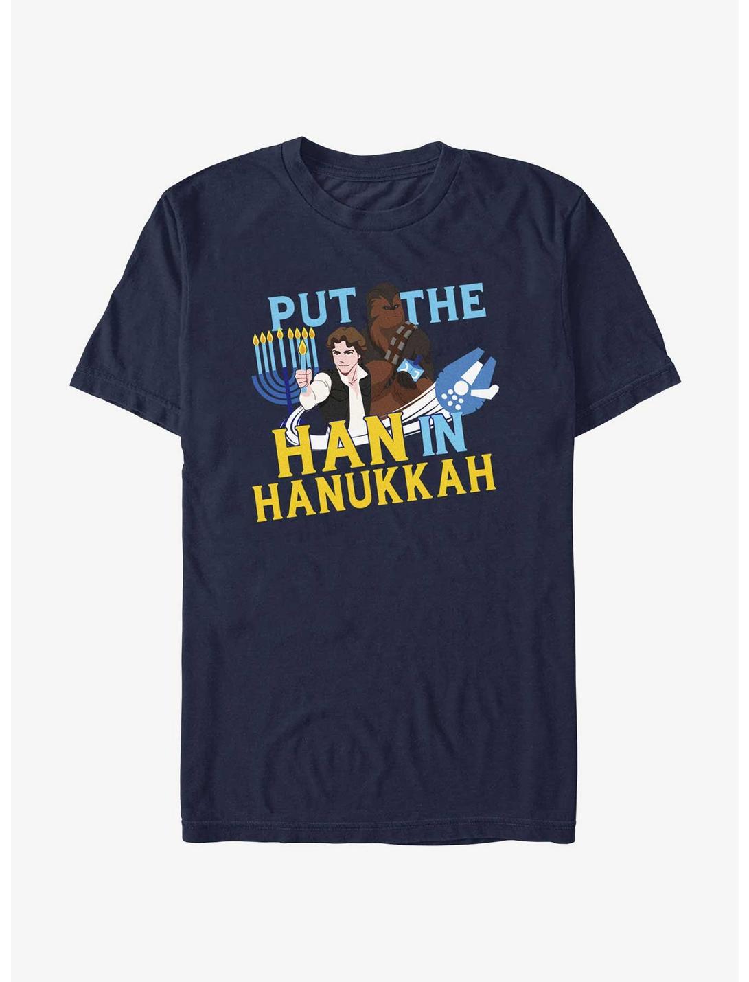 Star Wars Han Solo Han In Hanukkah T-Shirt, NAVY, hi-res