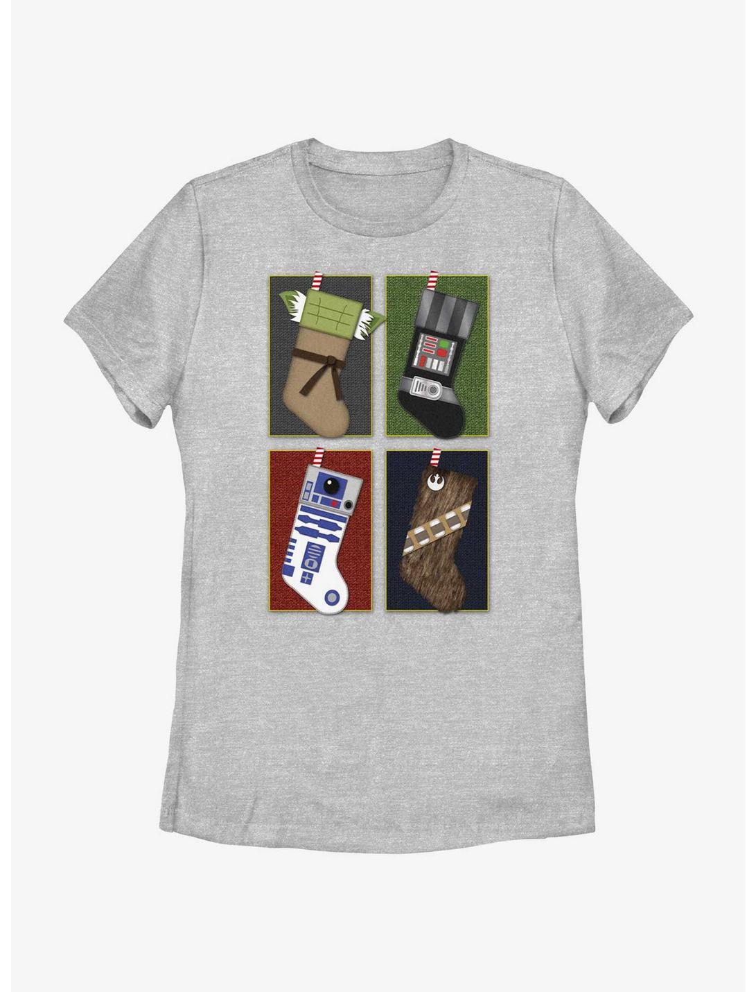 Star Wars Galactic Stockings Womens T-Shirt, ATH HTR, hi-res