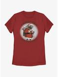 Star Wars Yoda Merry Time You Will Have Womens T-Shirt, RED, hi-res
