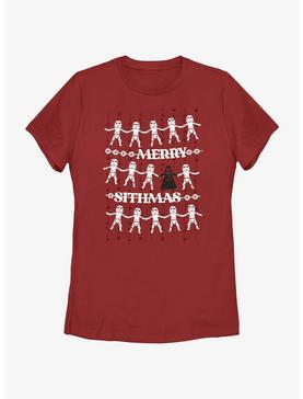 Star Wars Empire Merry Sithmas Greetings Womens T-Shirt, , hi-res