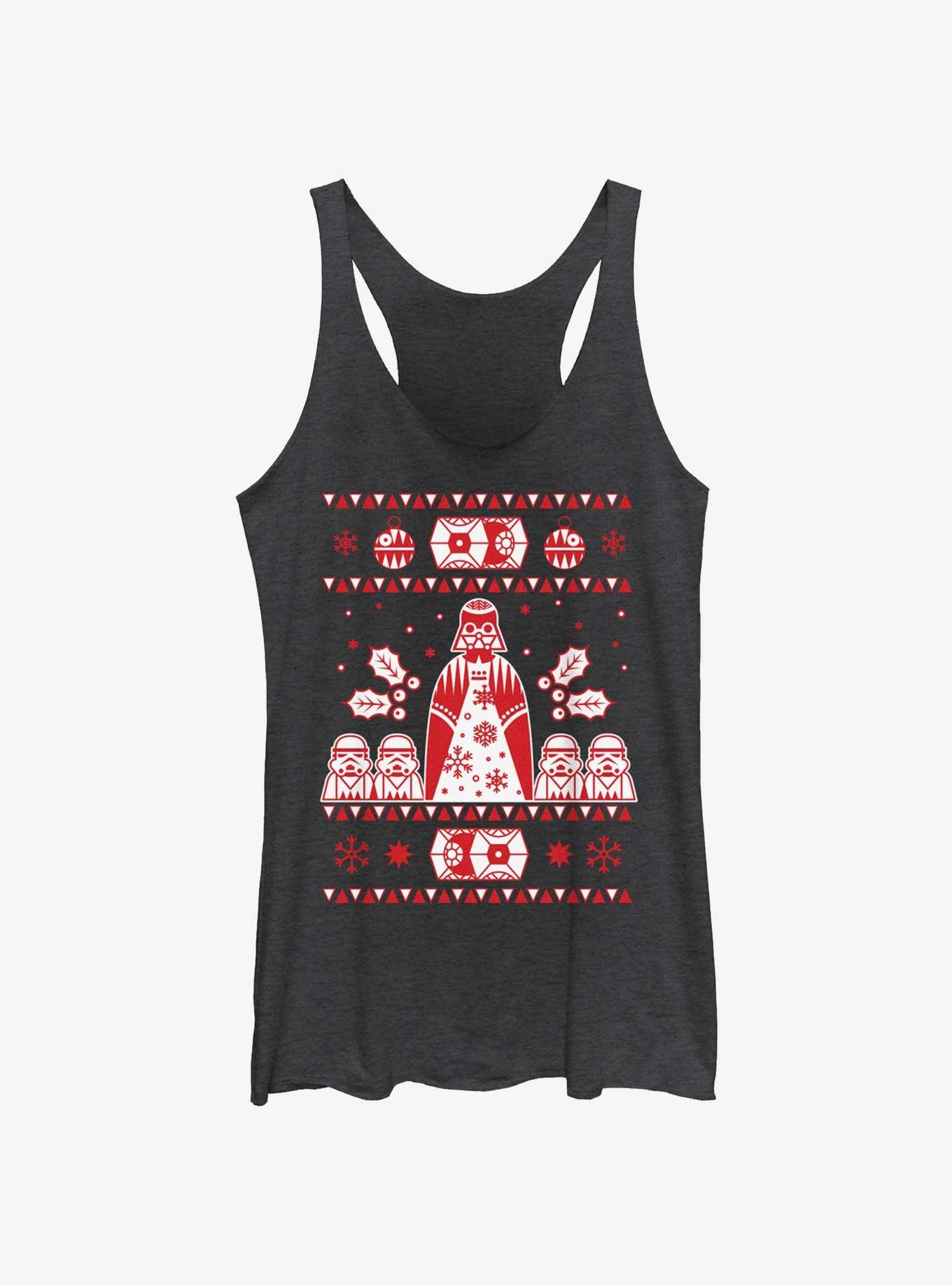 Star Wars Empire Ugly Christmas Pattern Womens Tank Top, , hi-res