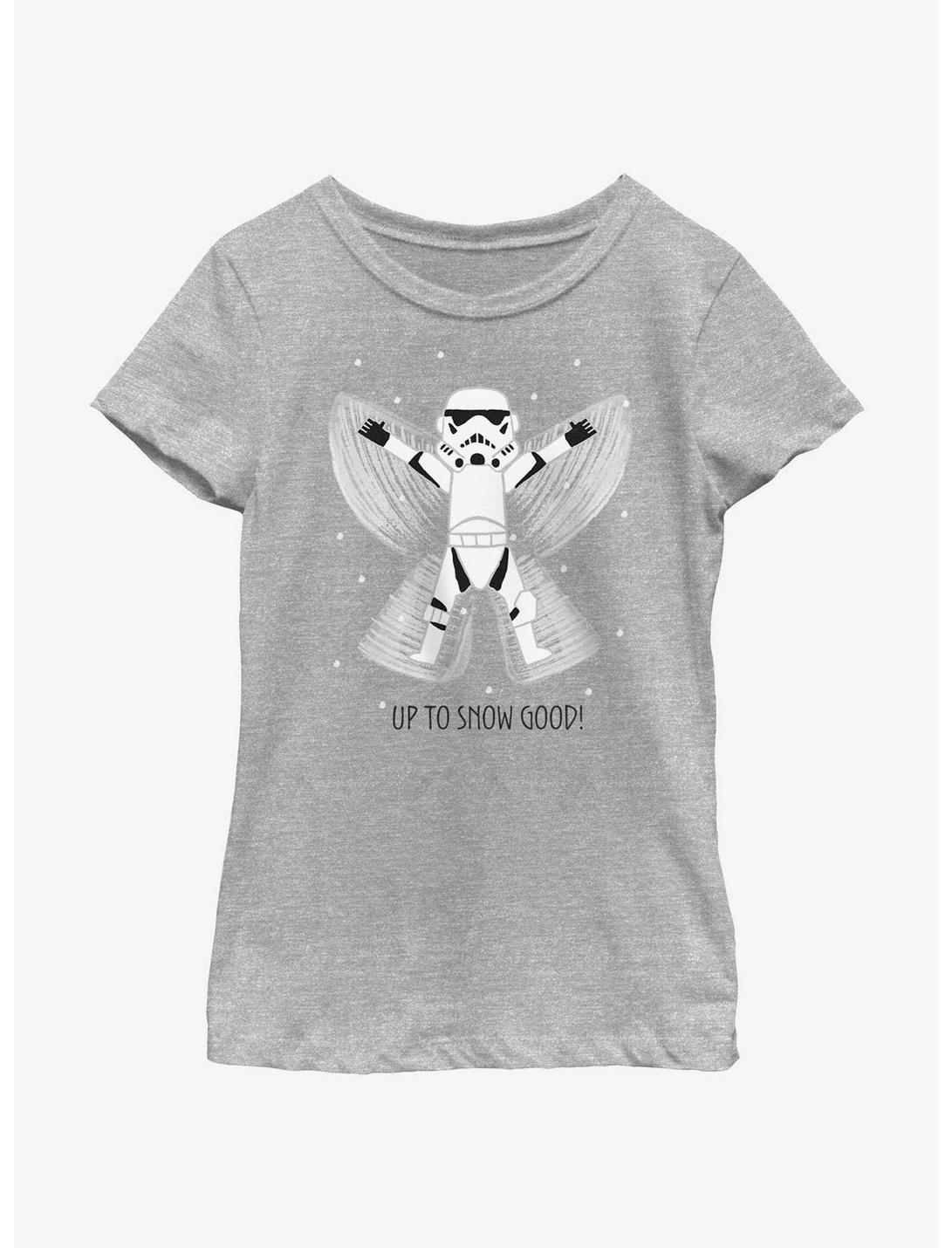 Star Wars Storm Trooper Up To Snow Good Youth Girls T-Shirt, ATH HTR, hi-res