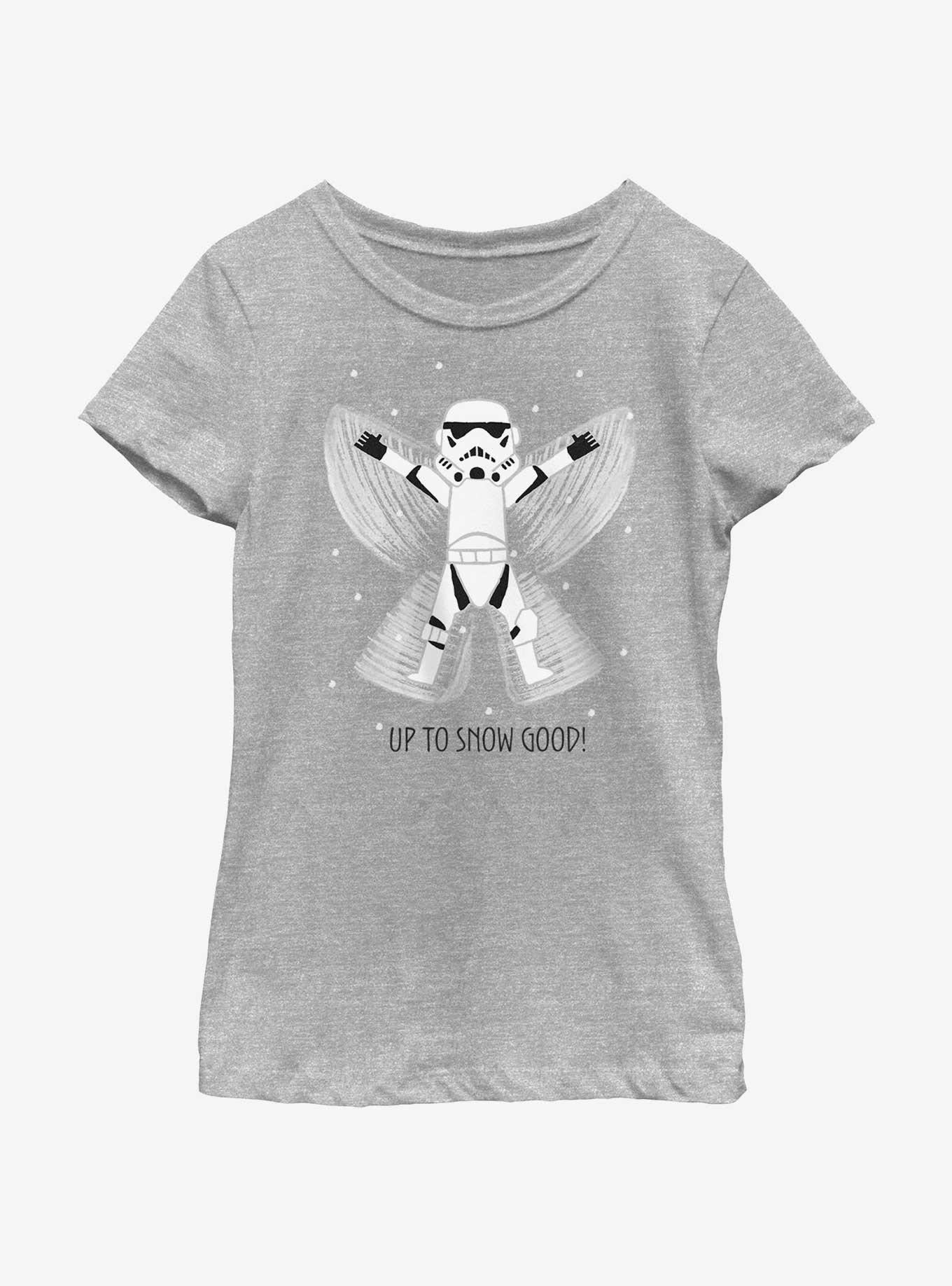 Star Wars Storm Trooper Up To Snow Good Youth Girls T-Shirt, ATH HTR, hi-res
