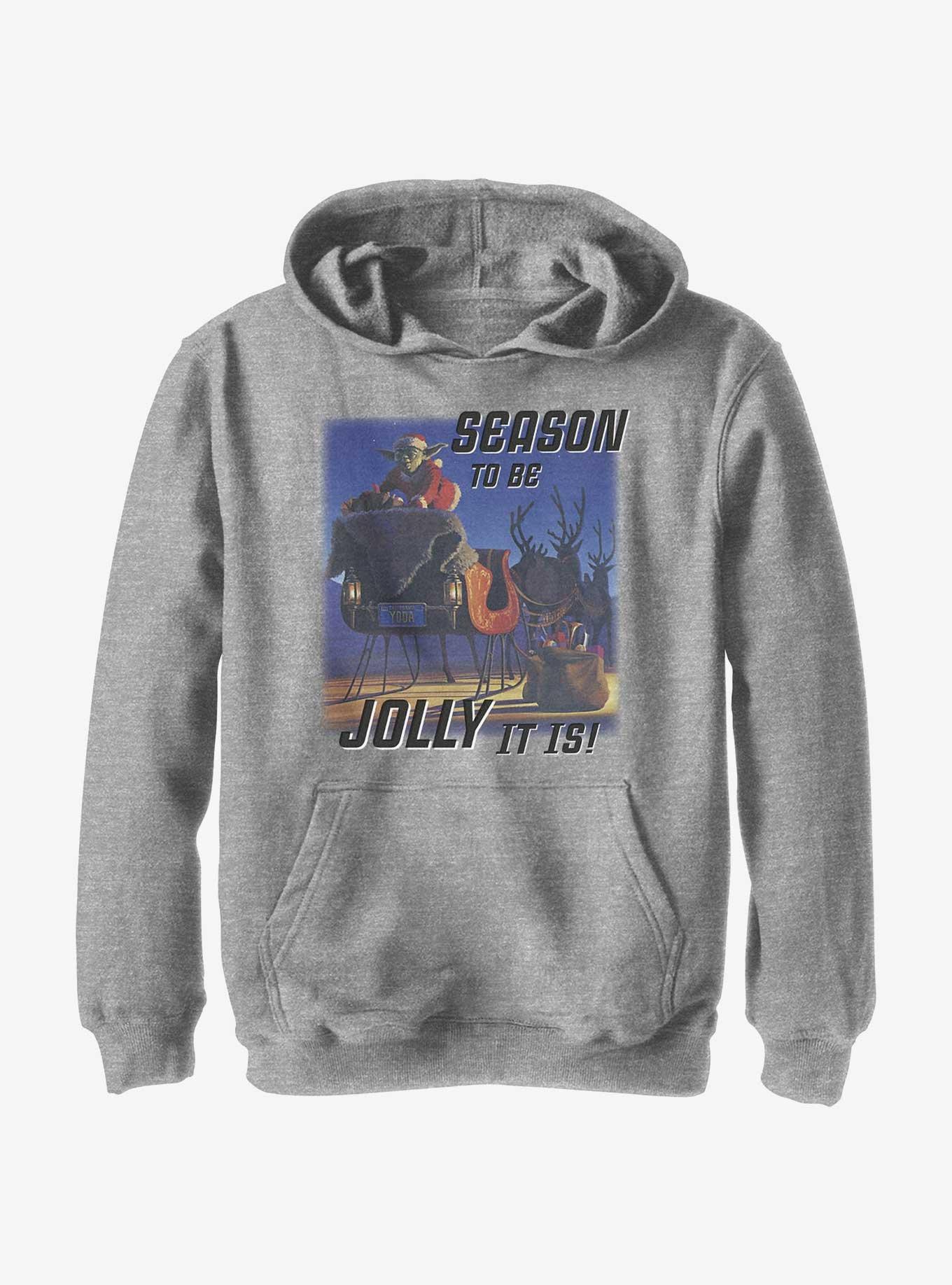 Star Wars Yoda Season To Be Jolly It Is Youth Hoodie, , hi-res