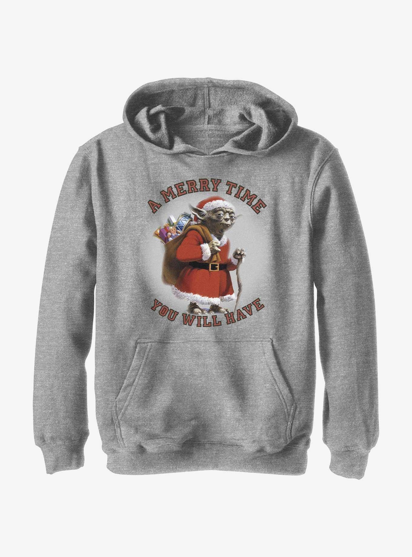 Star Wars Yoda Merry Time You Will Have Youth Hoodie, , hi-res