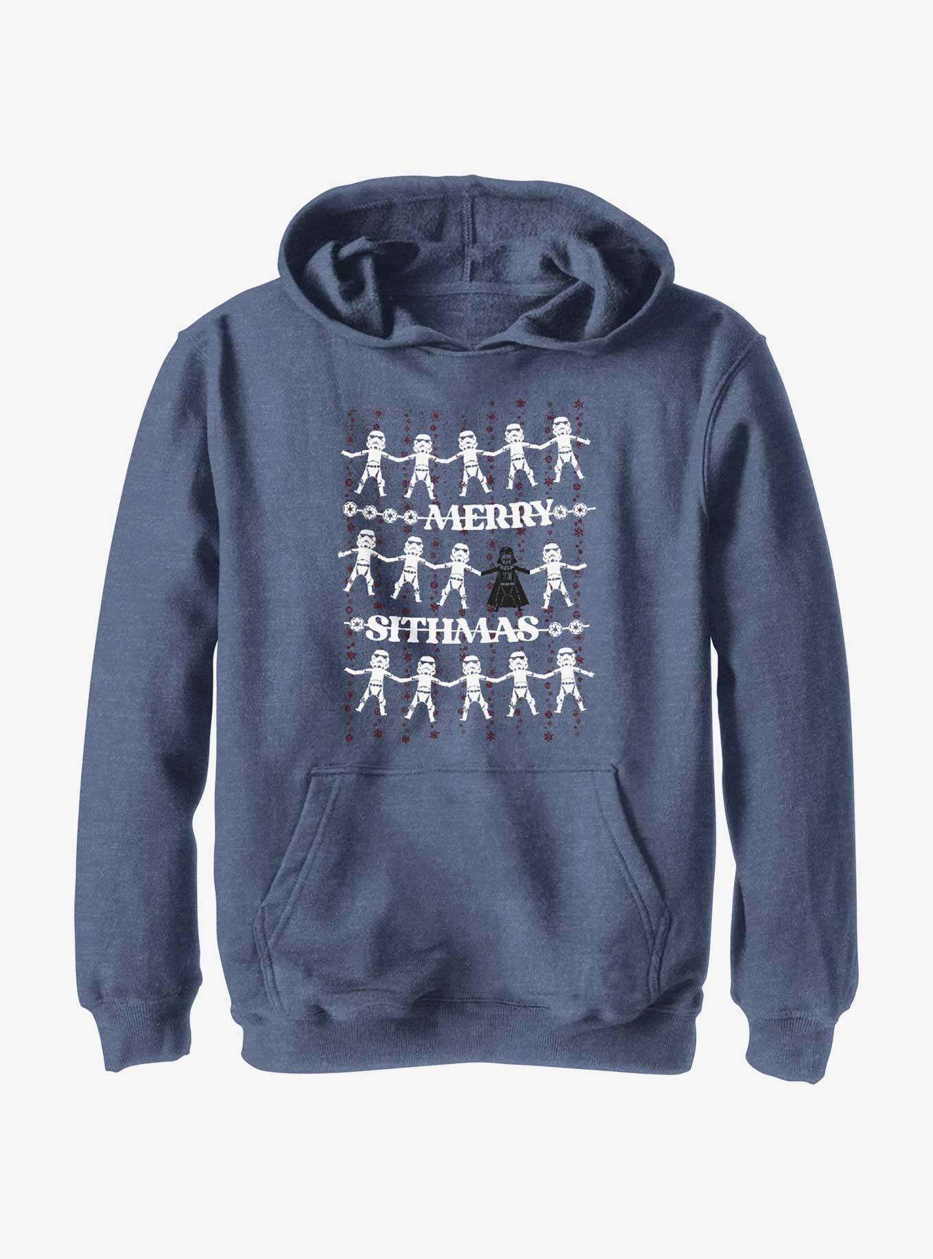 Star Wars Empire Merry Sithmas Greetings Youth Hoodie, , hi-res