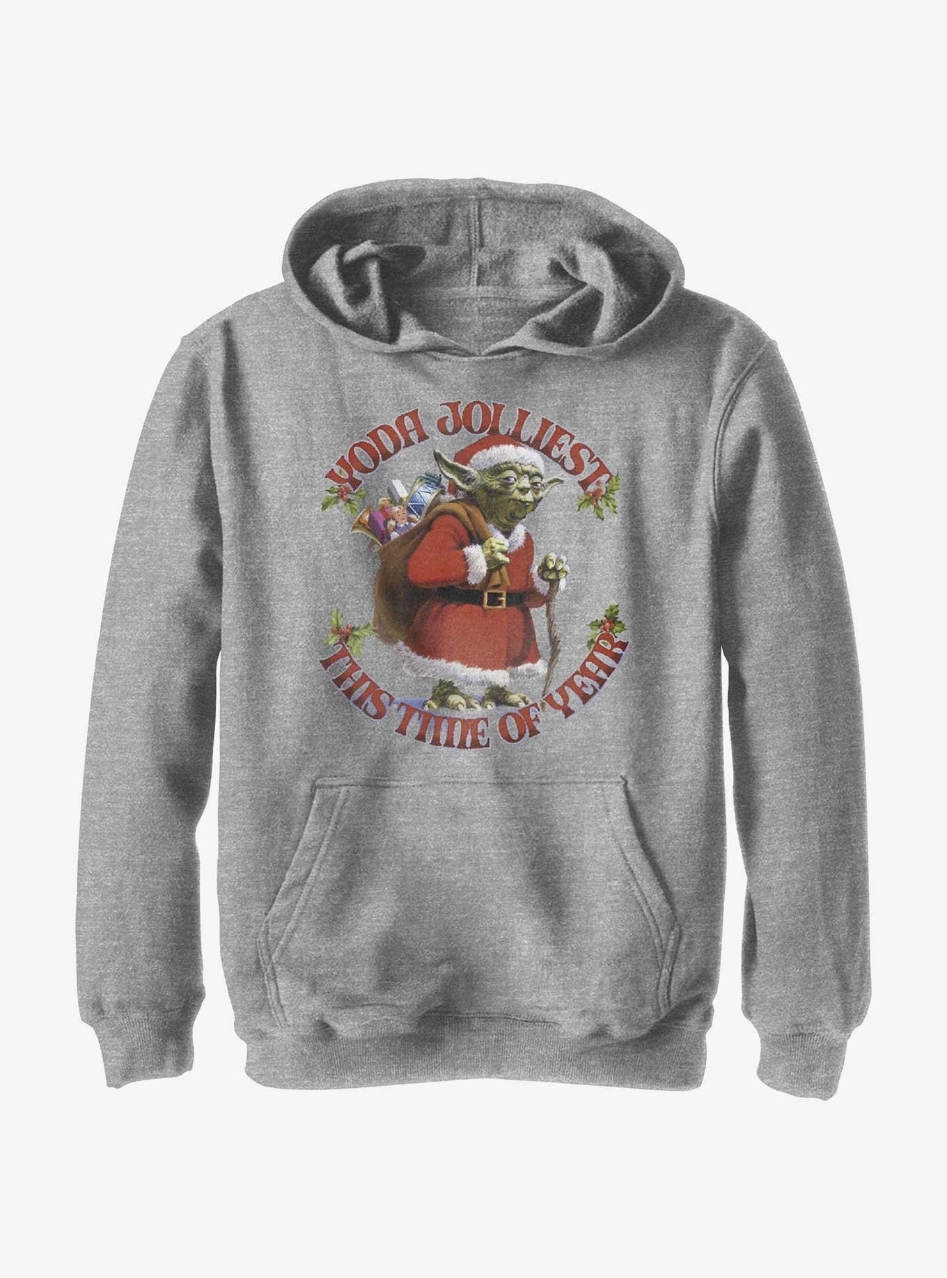 Star Wars Yoda Jolliest Youth Hoodie, , hi-res
