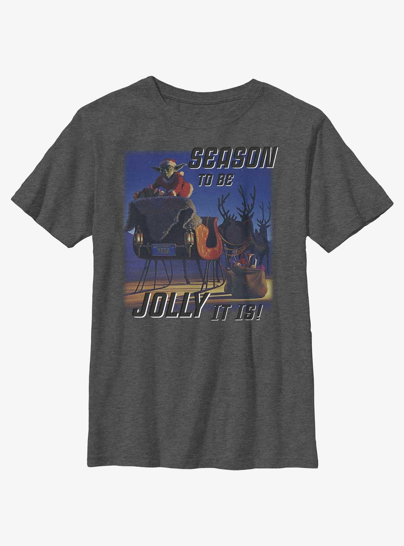 Star Wars Yoda Season To Be Jolly It Is Youth T-Shirt, , hi-res
