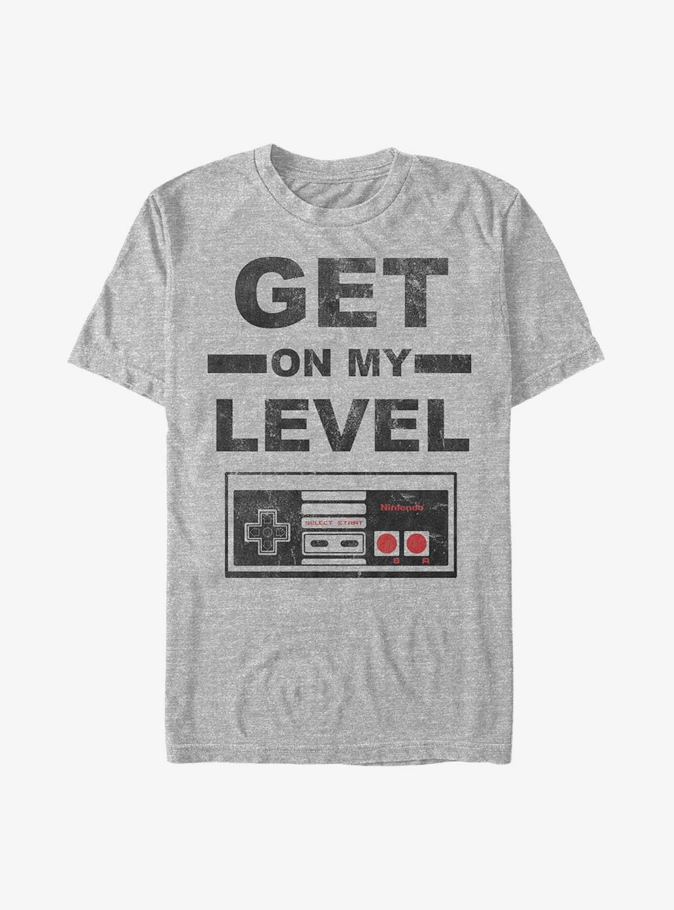 Nintendo Get On My Level T-Shirt, , hi-res