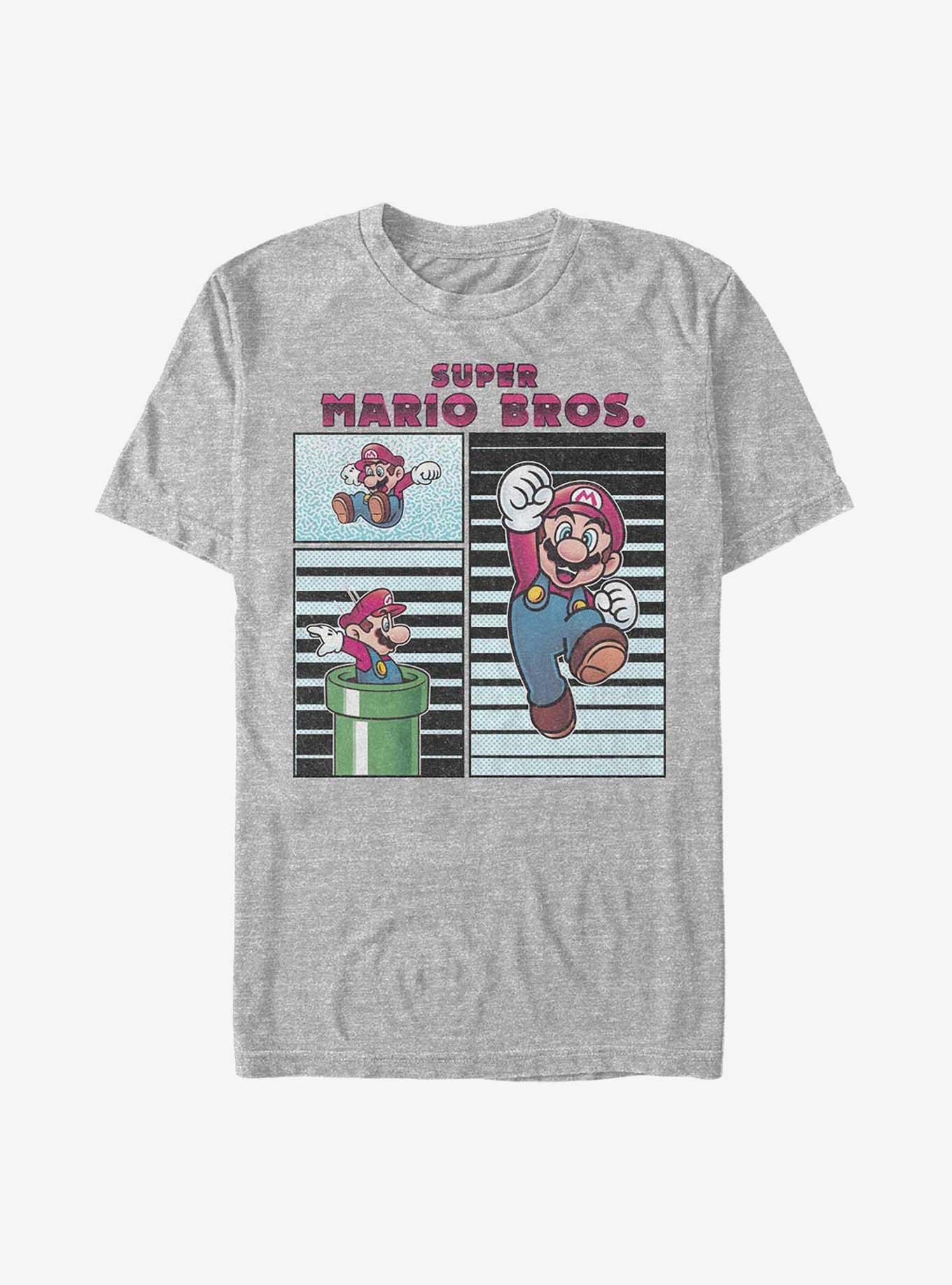 Nintendo Mario Freeze Frames T-Shirt, ATH HTR, hi-res