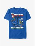 Nintendo Happy Super 40th Birthday T-Shirt, ROYAL, hi-res