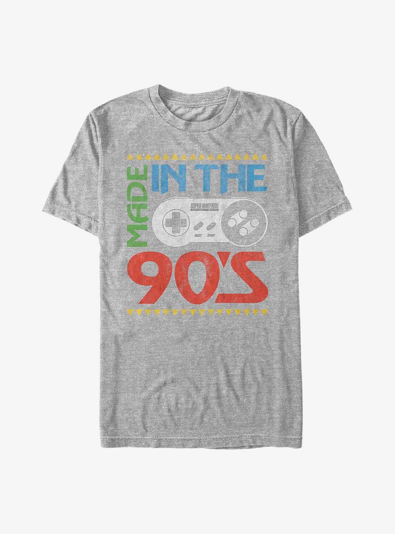 Nintendo Nineties Made Controller T-Shirt, ATH HTR, hi-res