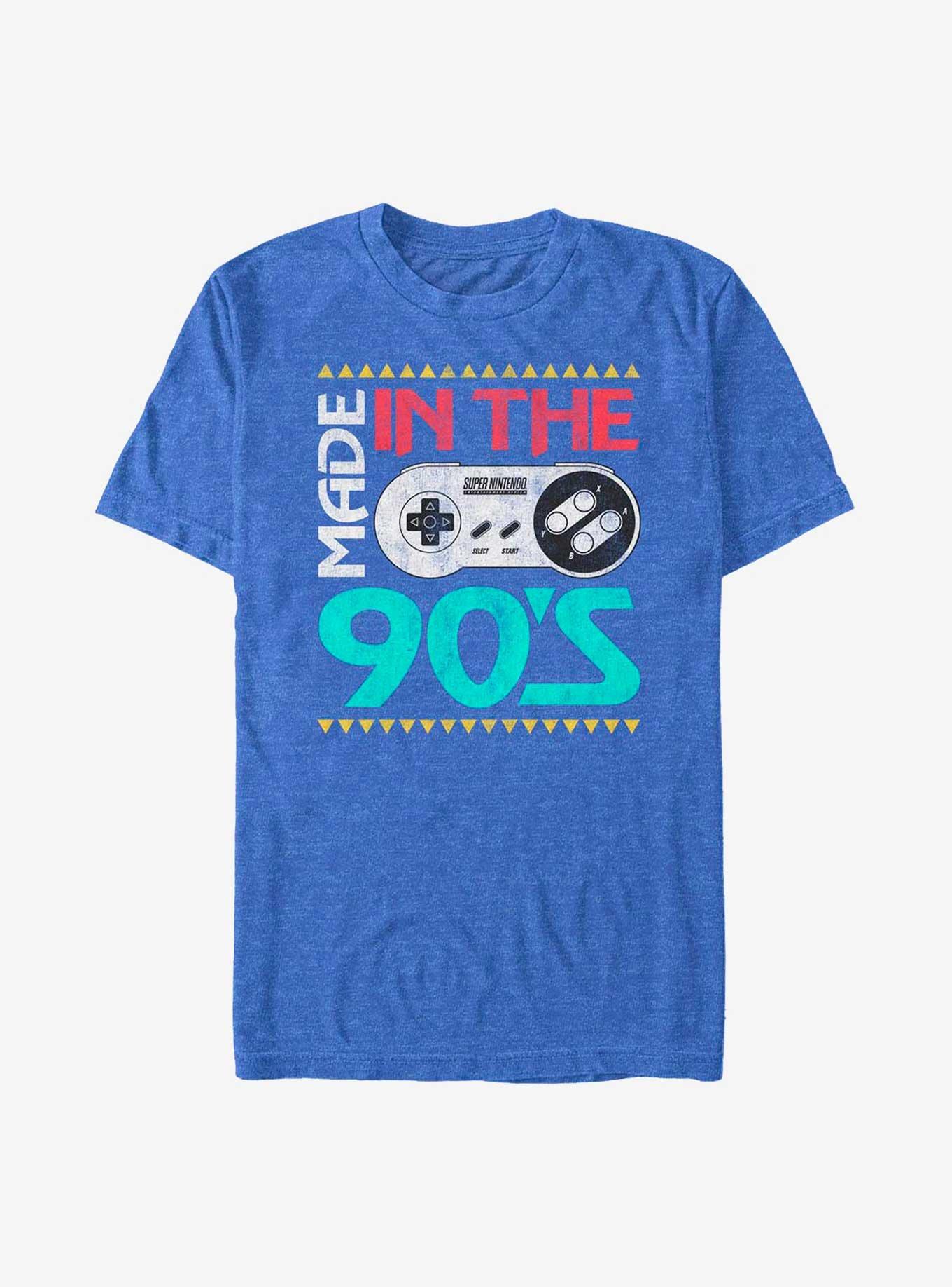 Nintendo Nineties Made Controller T-Shirt, ROY HTR, hi-res