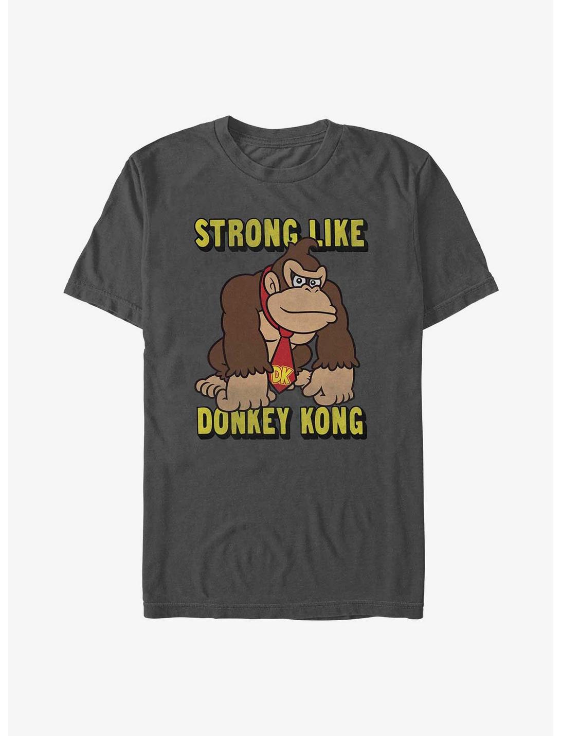 Nintendo Strong Like Donkey Kong T-Shirt, CHARCOAL, hi-res