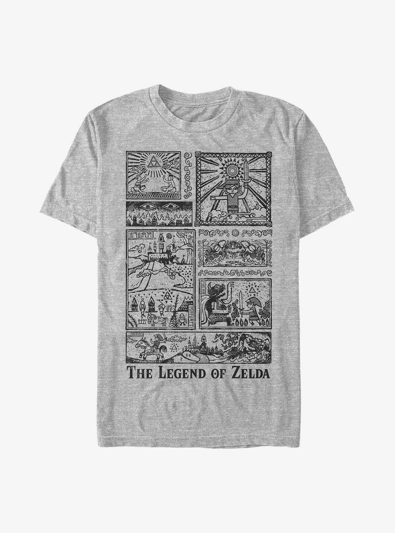 Nintendo The Legend Told T-Shirt, ATH HTR, hi-res