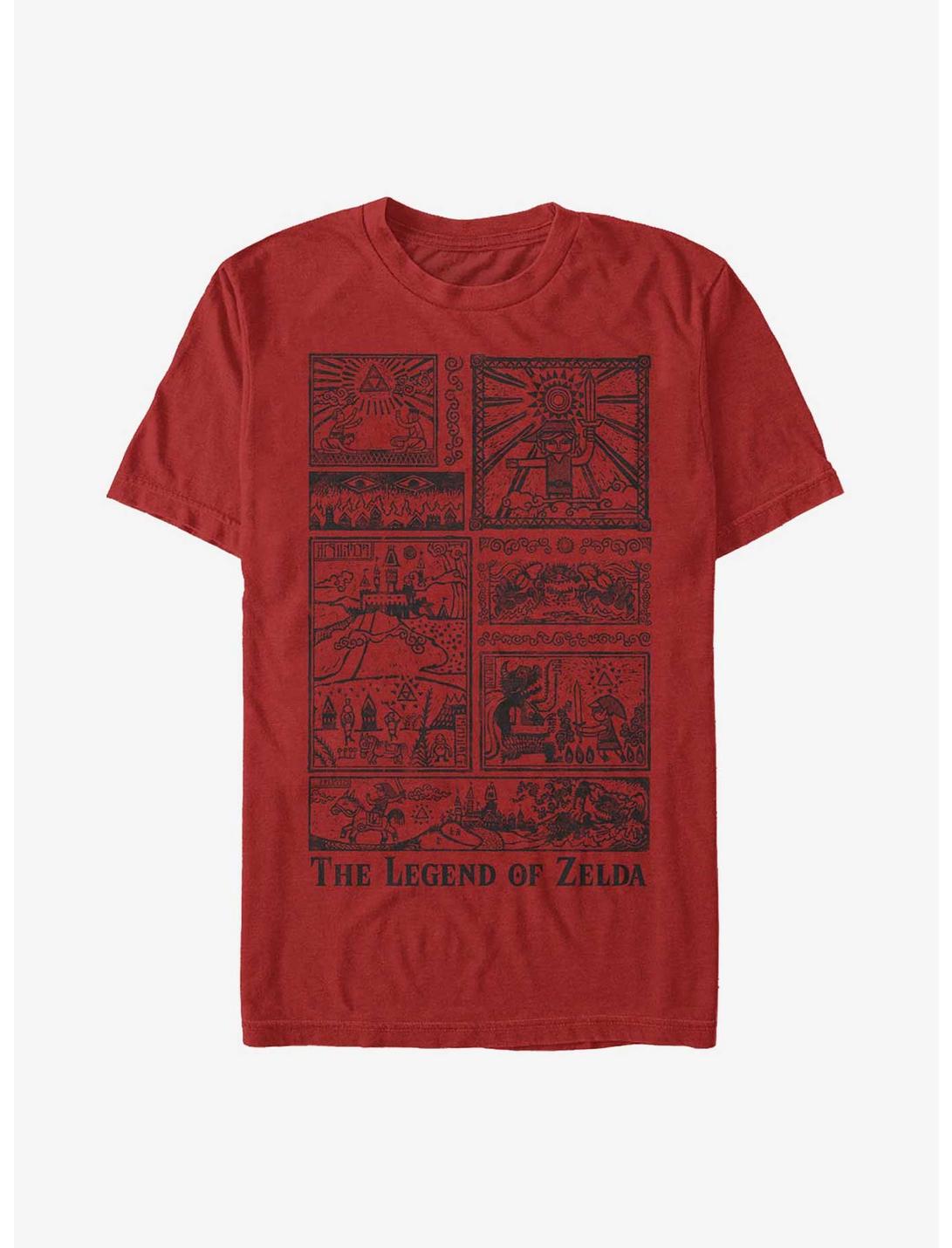 Nintendo The Legend Told T-Shirt, RED, hi-res
