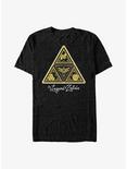 Nintendo Triforce Goddess Icon T-Shirt, BLACK, hi-res