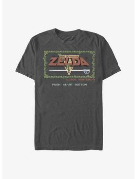 Plus Size The Legend of Zelda Pixelated Game Intro T-Shirt, , hi-res
