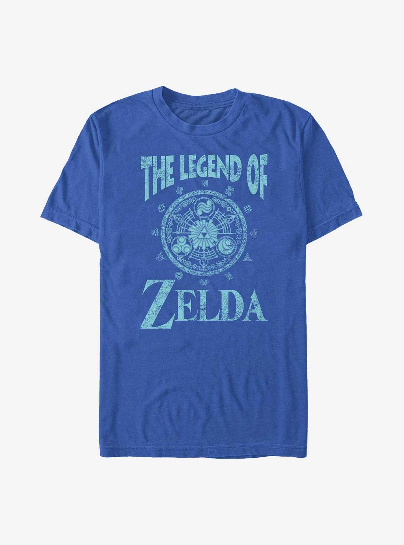 The Legend of Zelda Goddess Emblem T-Shirt, ROYAL, hi-res