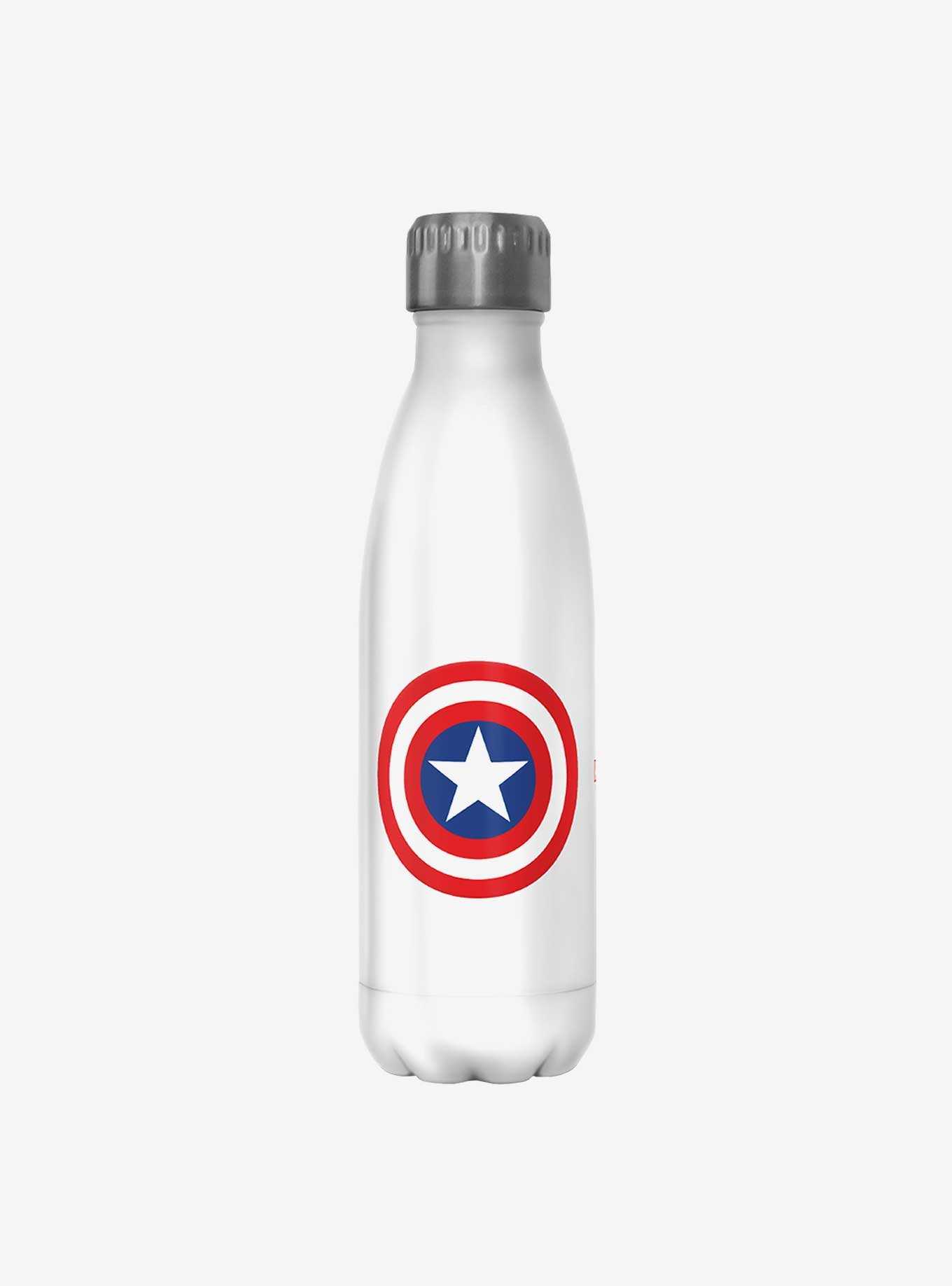 Marvel Captain America Shield Icon Stainless Steel Water Bottle, , hi-res