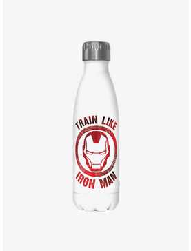 Marvel Train Like Iron Man Stainless Steel Water Bottle, , hi-res