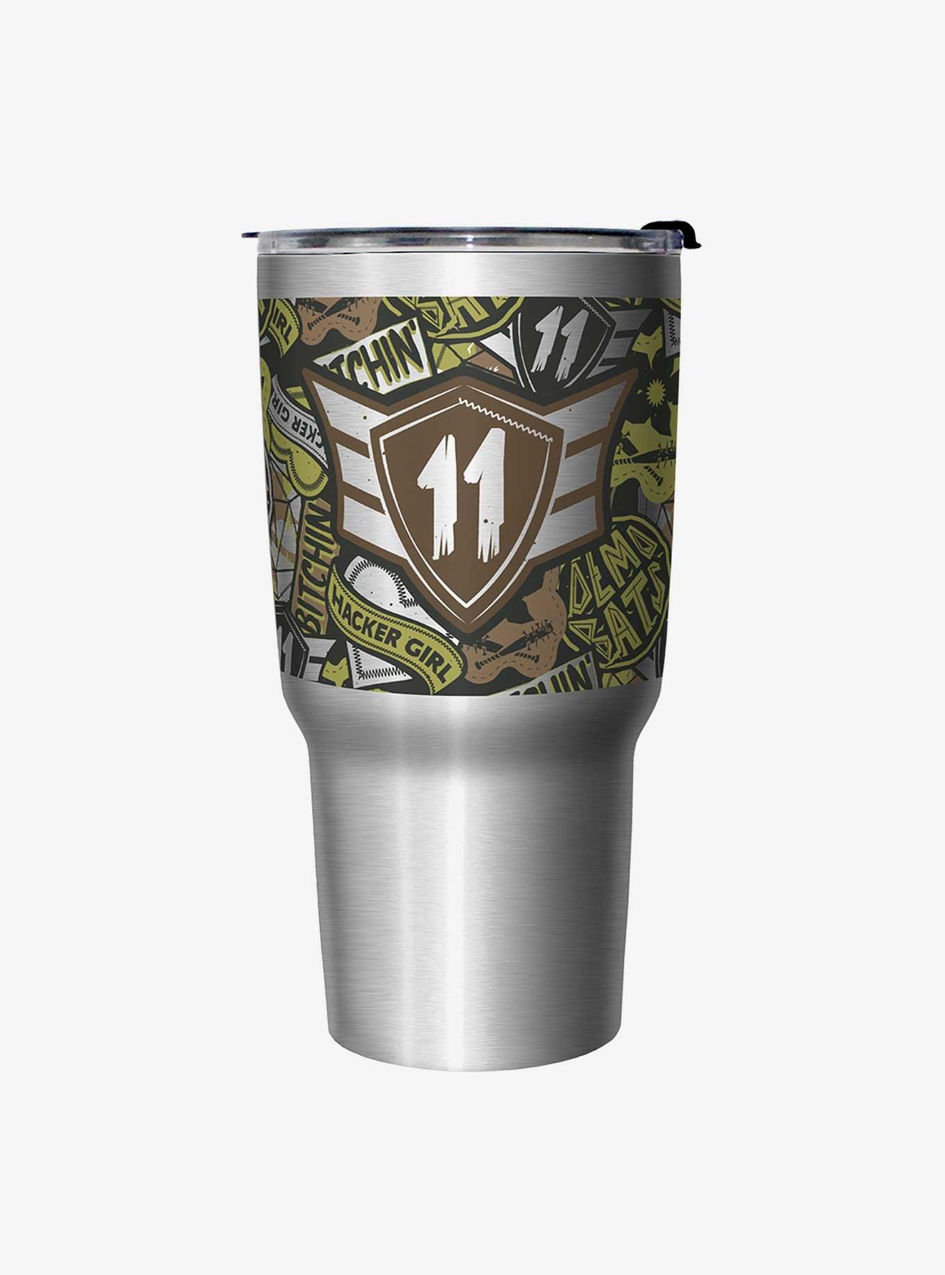 Stranger Things Eleven Camo Travel Mug, , hi-res