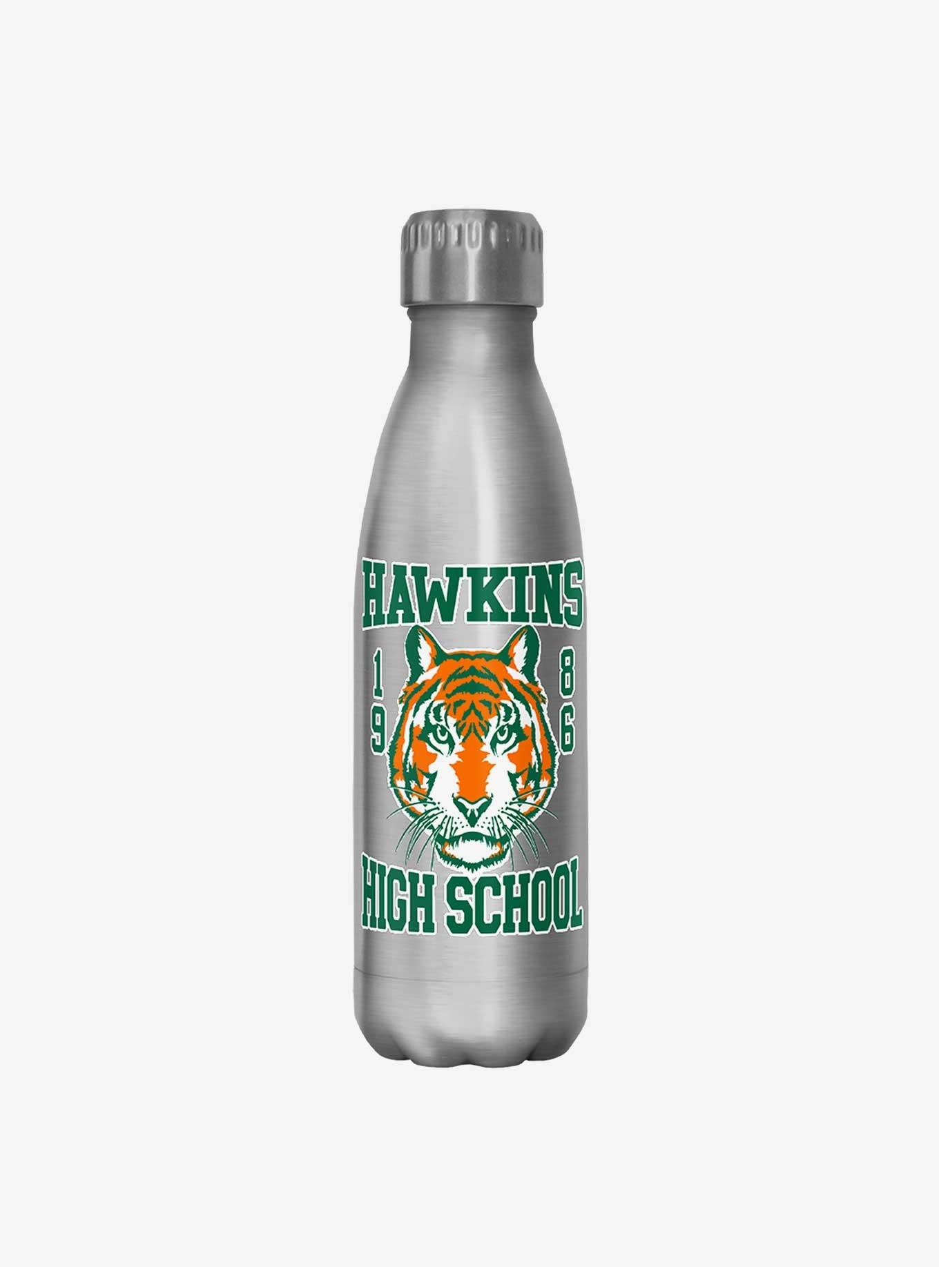 Stranger Things Hawkins High School Stainless Steel Water Bottle, , hi-res