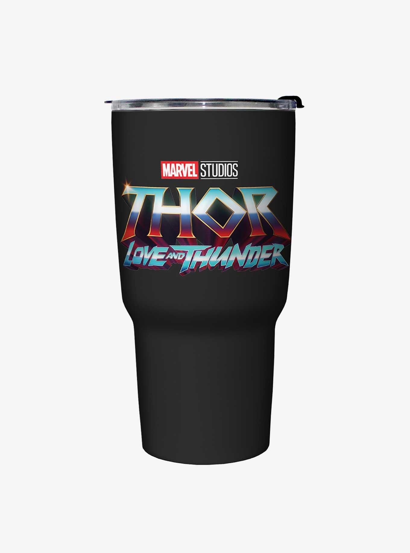 Marvel Thor: Love and Thunder Logo Travel Mug, , hi-res