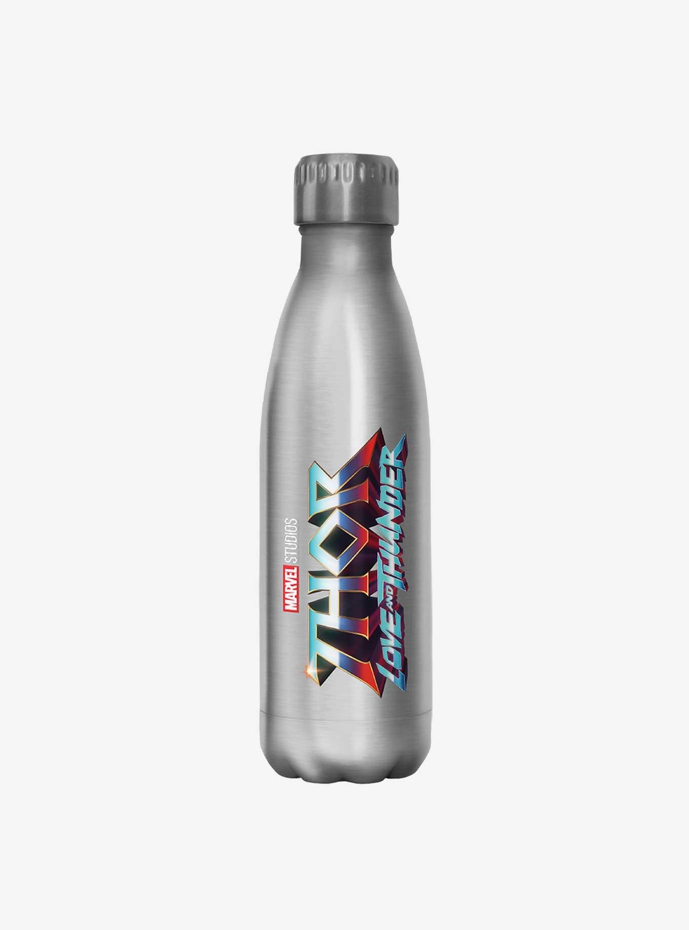 Marvel Thor: Love and Thunder Logo Stainless Steel Water Bottle, , hi-res