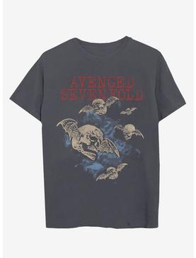 Plus Size Avenged Sevenfold Skull Bats T-Shirt, , hi-res