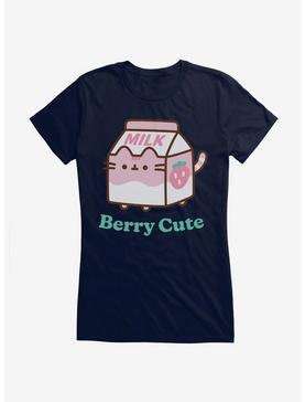 Plus Size Pusheen Sips Berry Cute Girls T-Shirt, , hi-res