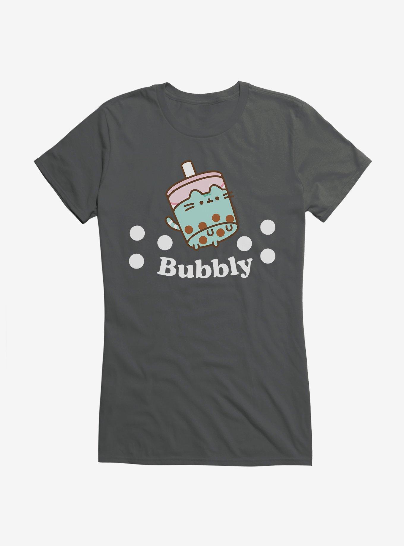 Pusheen Sips Bubbly Boba Girls T-Shirt, , hi-res