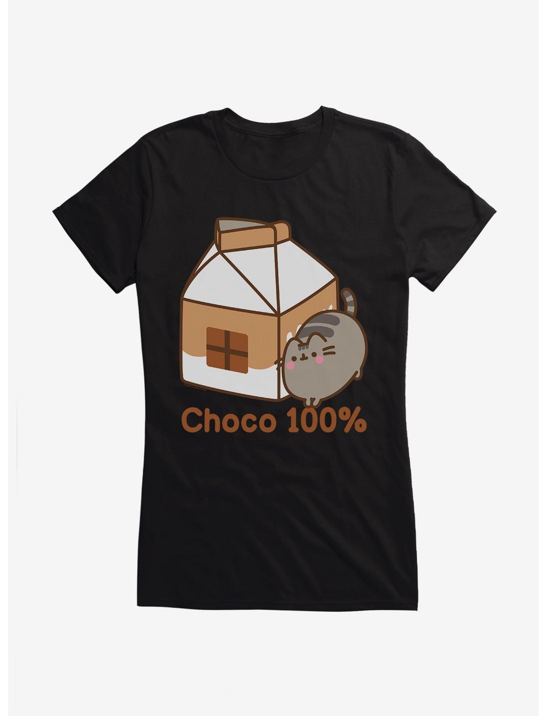 Pusheen Sips Choco 100 Percent Girls T-Shirt, , hi-res